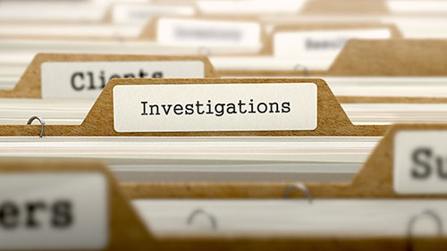 Case Management: Internal Investigations